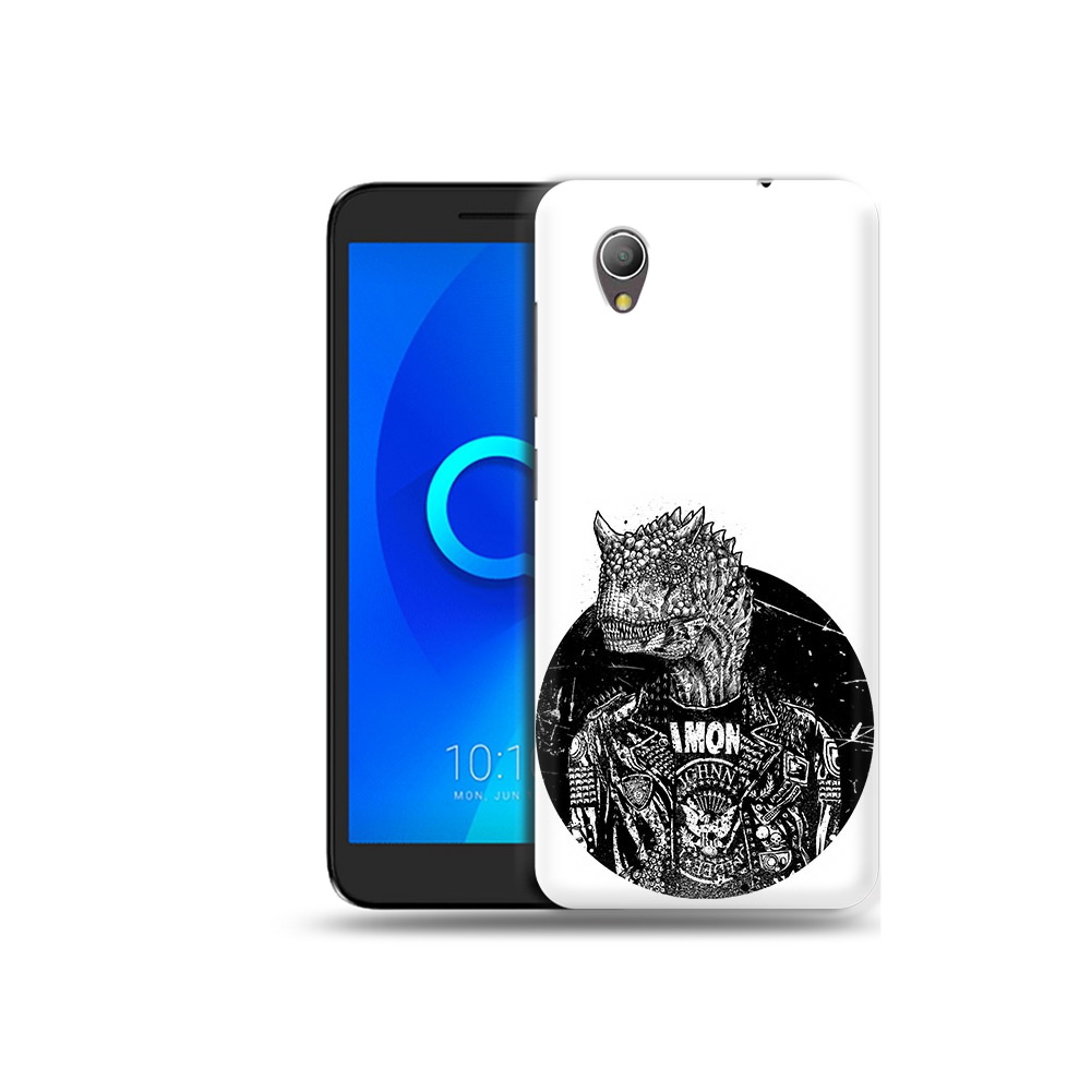 

Чехол MyPads Tocco для Alcatel 1 динозавр в куртке (PT227134.658.328), Прозрачный, Tocco