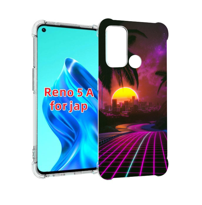 

Чехол MyPads хотлайнмайами 2 для Oppo Reno 5A, Прозрачный, Tocco