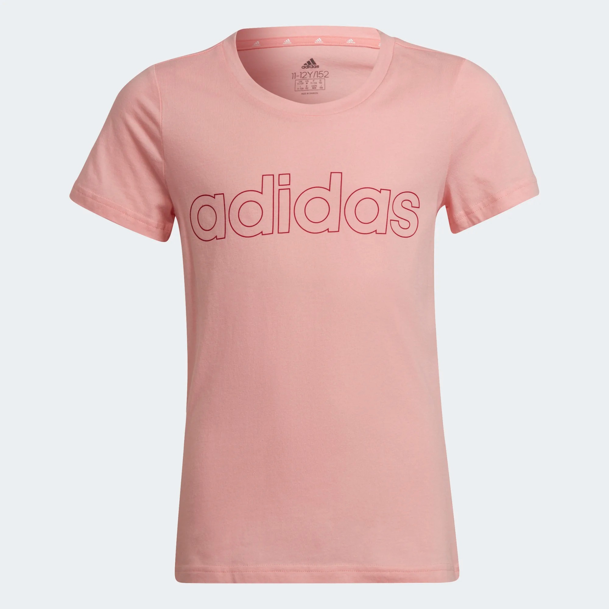 

Футболка детская Adidas HE1965 цв. розовый р. 134, HE1965