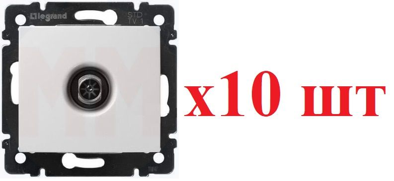 

Legrand Valena Бел Розетка TV единственная 1,5 дБ 774429 (10шт), Valena_774429_10