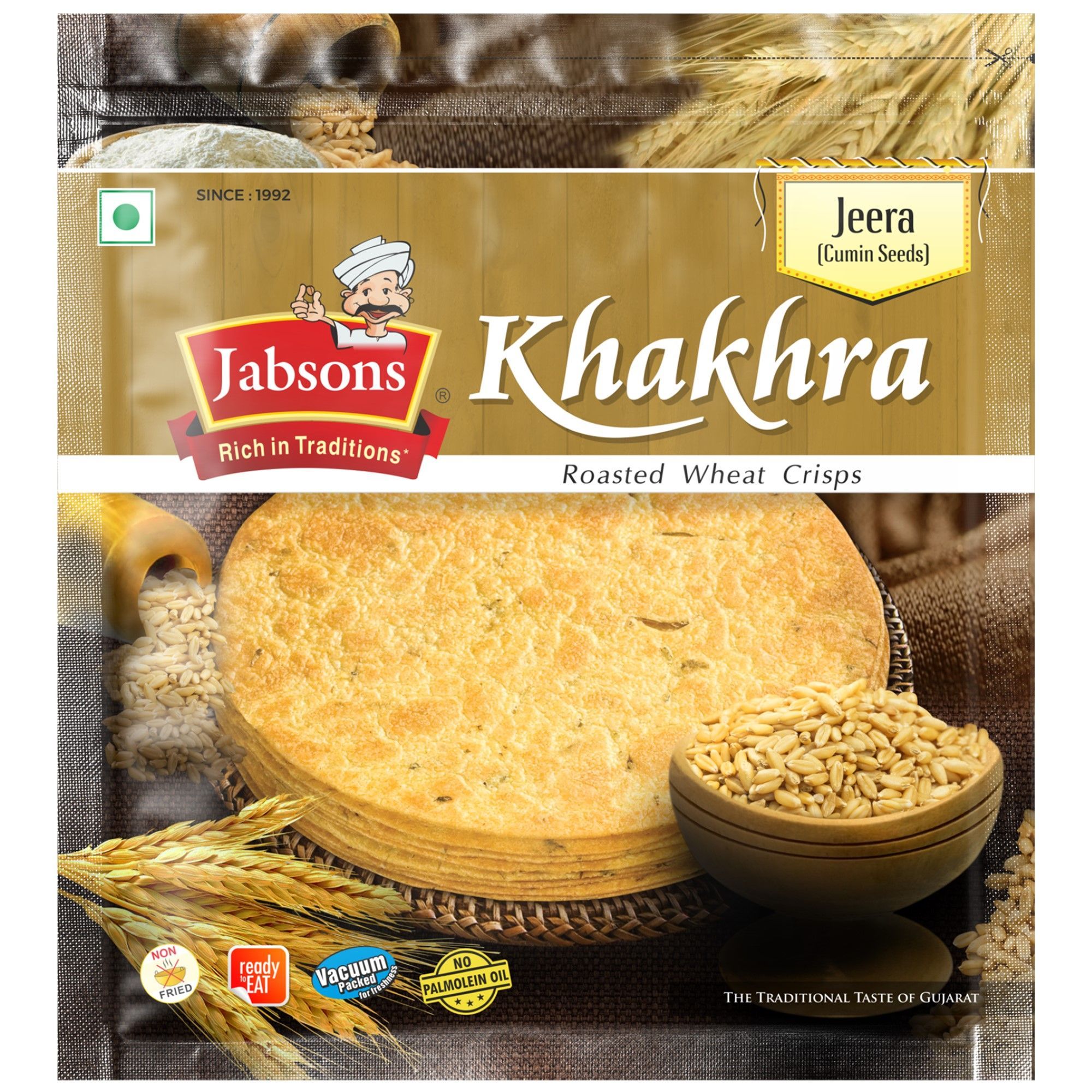 

Лепешка Jabsons хрустящая с кумином 180 г