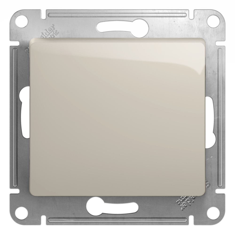 

Механизм кнопки нажимной 1-кл. СП Glossa 10А IP20 (сх. 1) 10AX молочный, GLOSSA 12_250