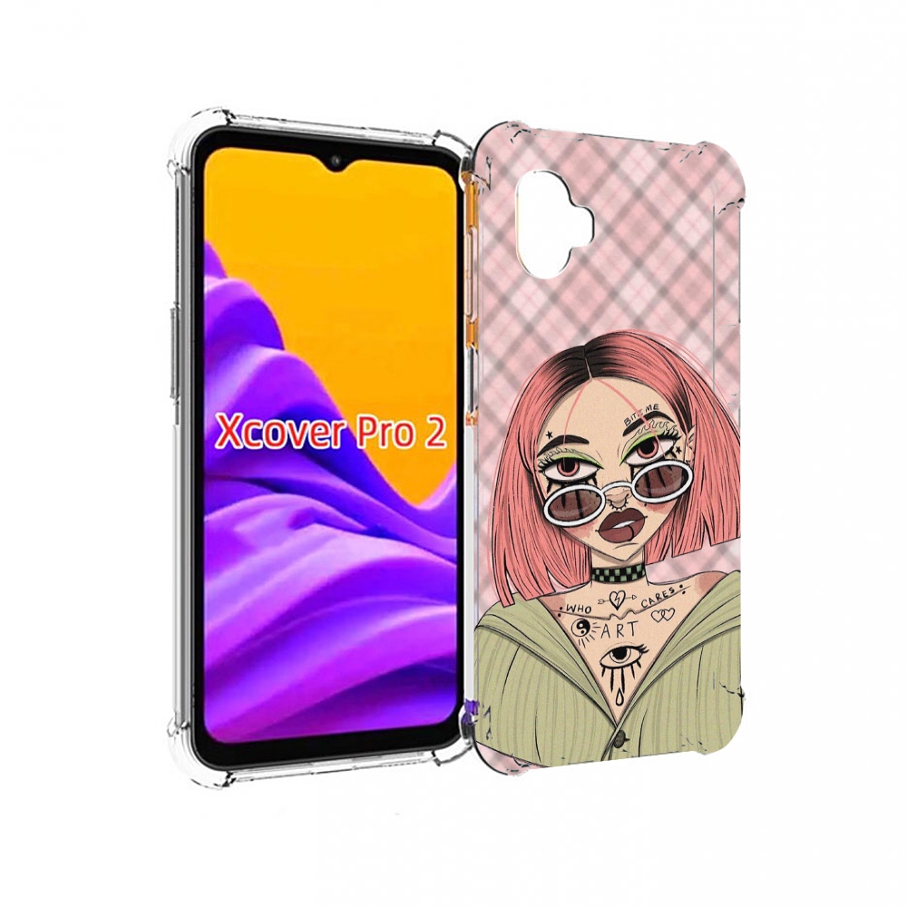 

Чехол MyPads бунтарка-девочка для Samsung Galaxy Xcover Pro 2, Прозрачный, Tocco