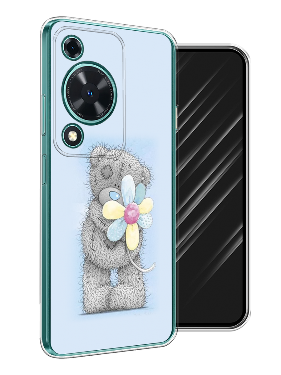 

Чехол Awog на Huawei Nova Y72 "Me to you с ромашкой", Голубой;серый;желтый, 6123650-1