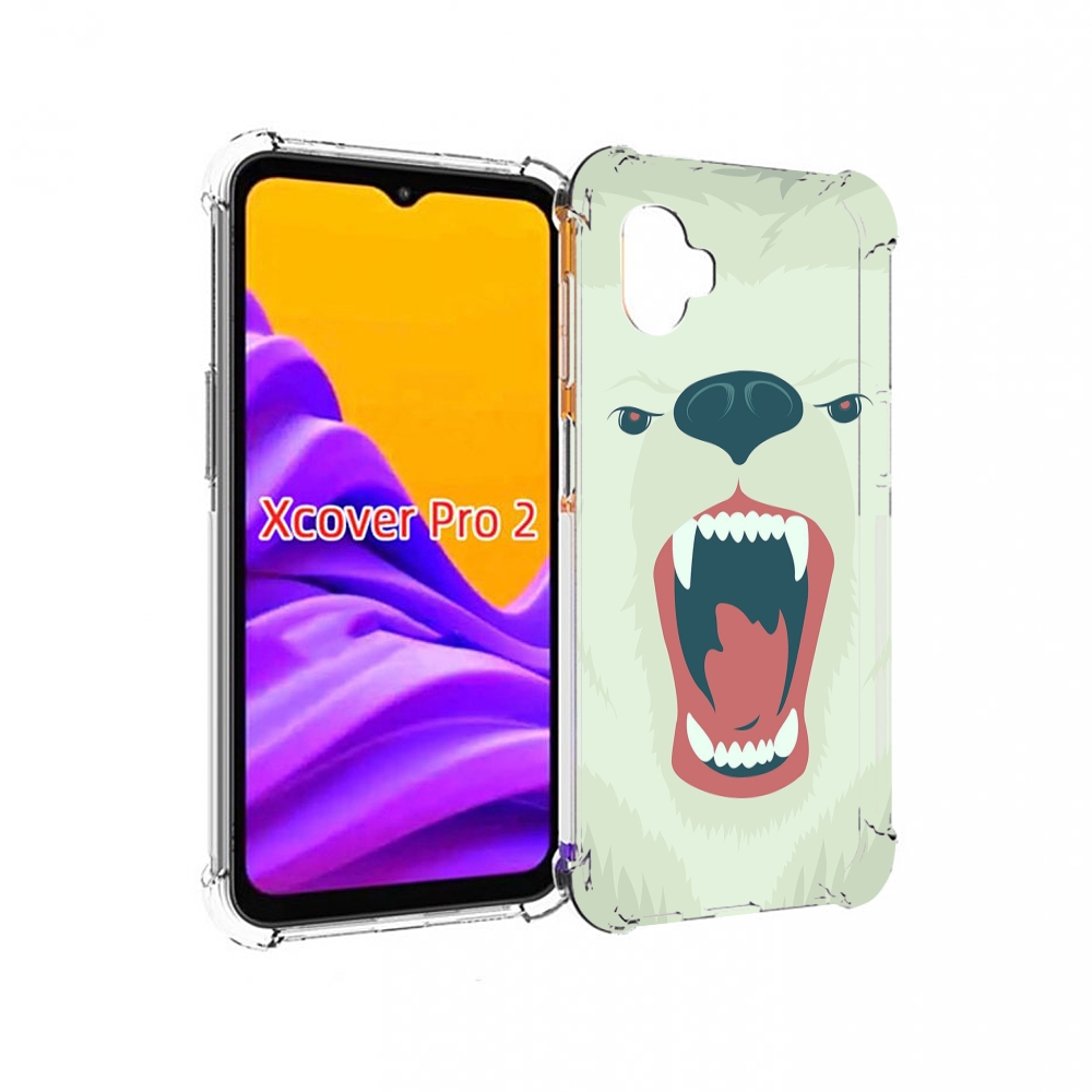 

Чехол MyPads белый-медведь для Samsung Galaxy Xcover Pro 2, Прозрачный, Tocco