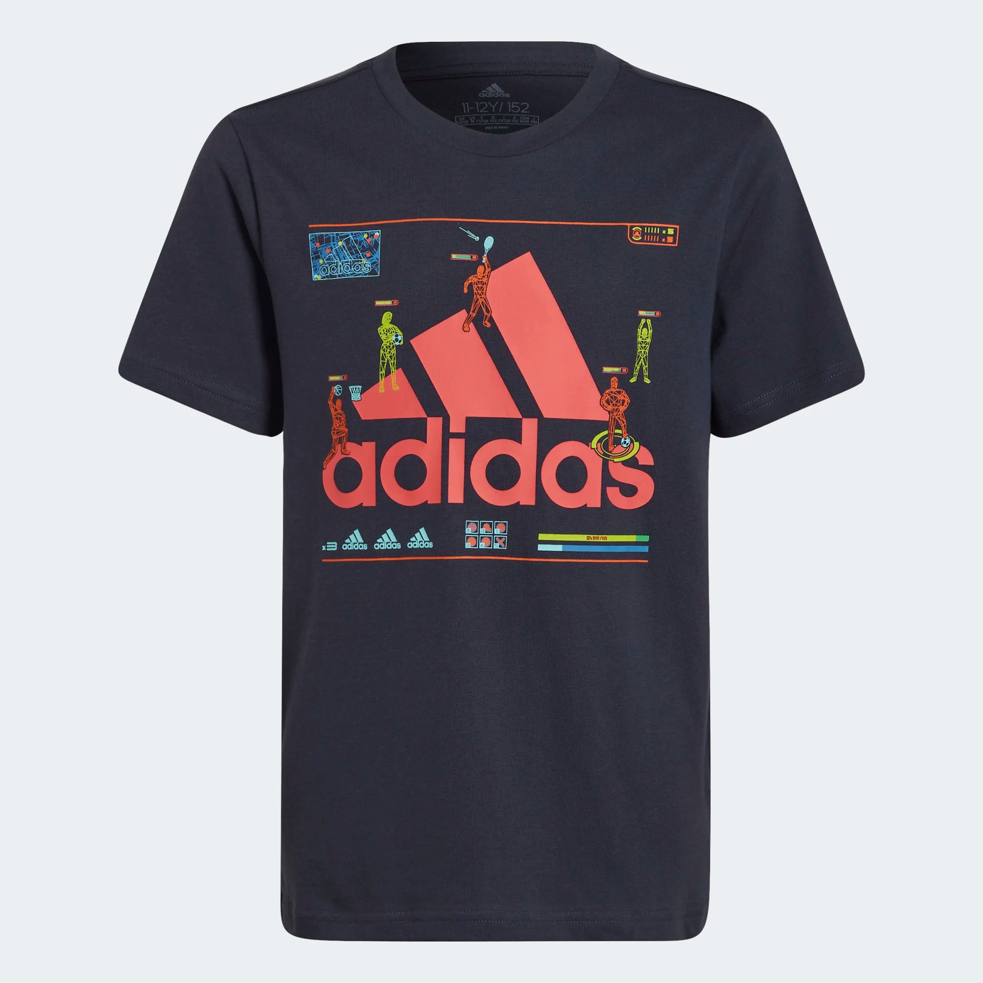 

Футболка детская Adidas HA4057 цв. синий р. 140, HA4057