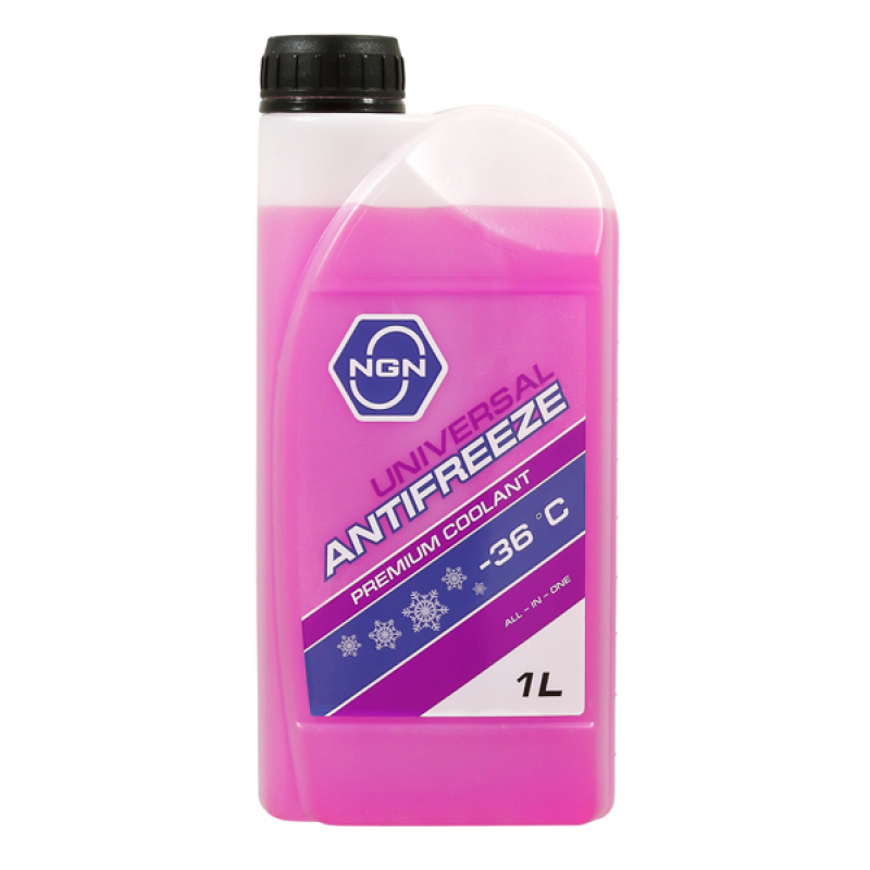 NGN 'V172485631 Антифриз, готовый раствор UNIVERSAL ANTIFREEZE G12++ -36 фиолетовый 1л 1ш