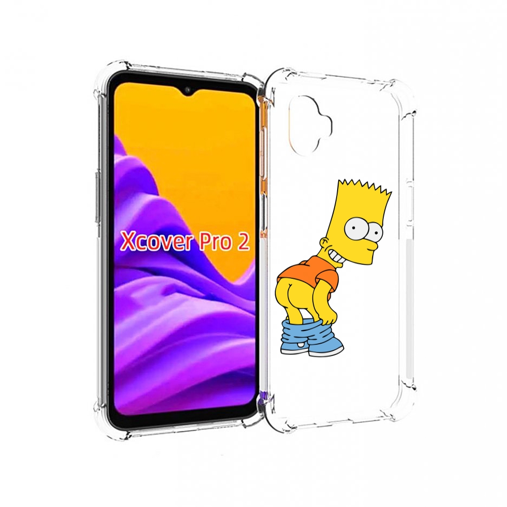 

Чехол MyPads барт-симпсон-довольный для Samsung Galaxy Xcover Pro 2, Прозрачный, Tocco