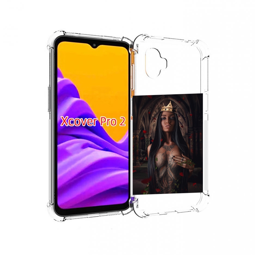 

Чехол MyPads багровый-пик для Samsung Galaxy Xcover Pro 2, Прозрачный, Tocco