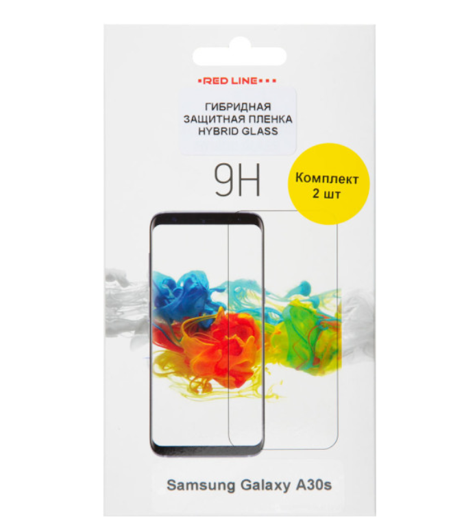 Пленка защитная RedLine Samsung Galaxy A30s Hybrid прозрачная 2 шт