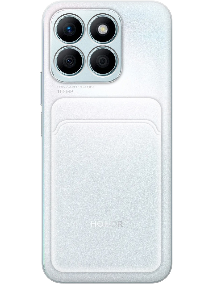 

Силиконовый чехол на Honor X8b с карманом для карты прозрачный, 781973231