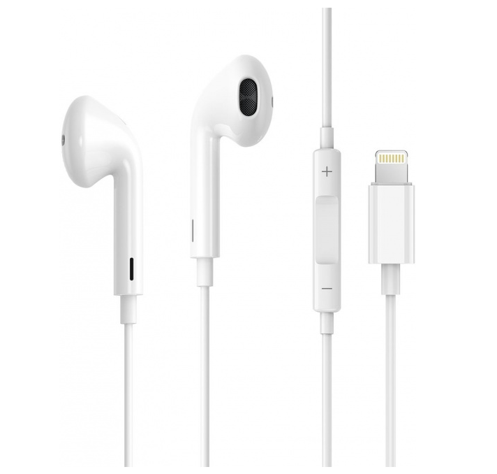 

Наушники с микрофоном Prime Line Stereo Classic lightning белые