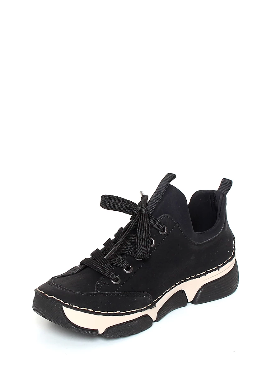 

Кроссовки женские Rieker 1557 черные 7 US, Черный, 1557