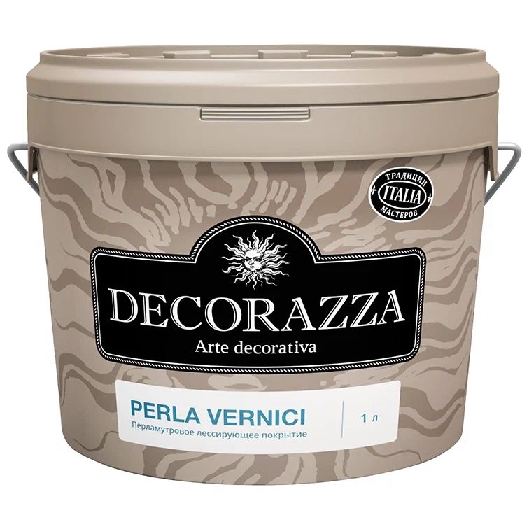 Покрытие Decorazza Perla Vernici 001 Argento, перламутровое, 1 л