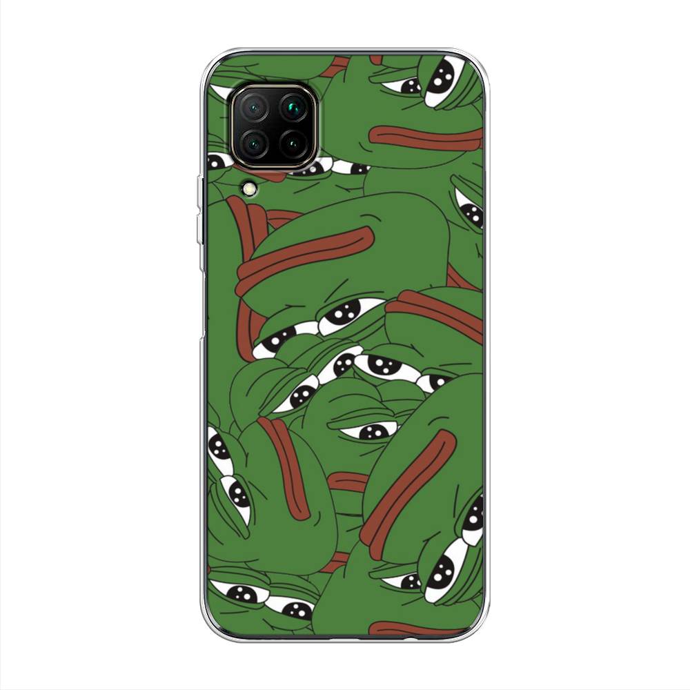 

Чехол Awog на Huawei Nova 6 SE "Печальный frog", Зеленый;белый, 611750-9