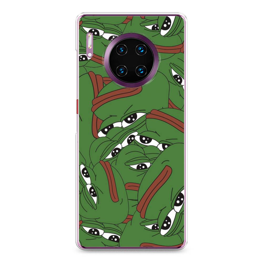 

Чехол Awog на Huawei Mate 30 Pro "Печальный frog", Зеленый;белый, 610450-9