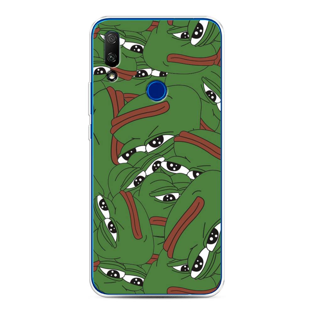 

Чехол Awog на Honor 9X "Печальный frog", Зеленый;белый, 69950-9