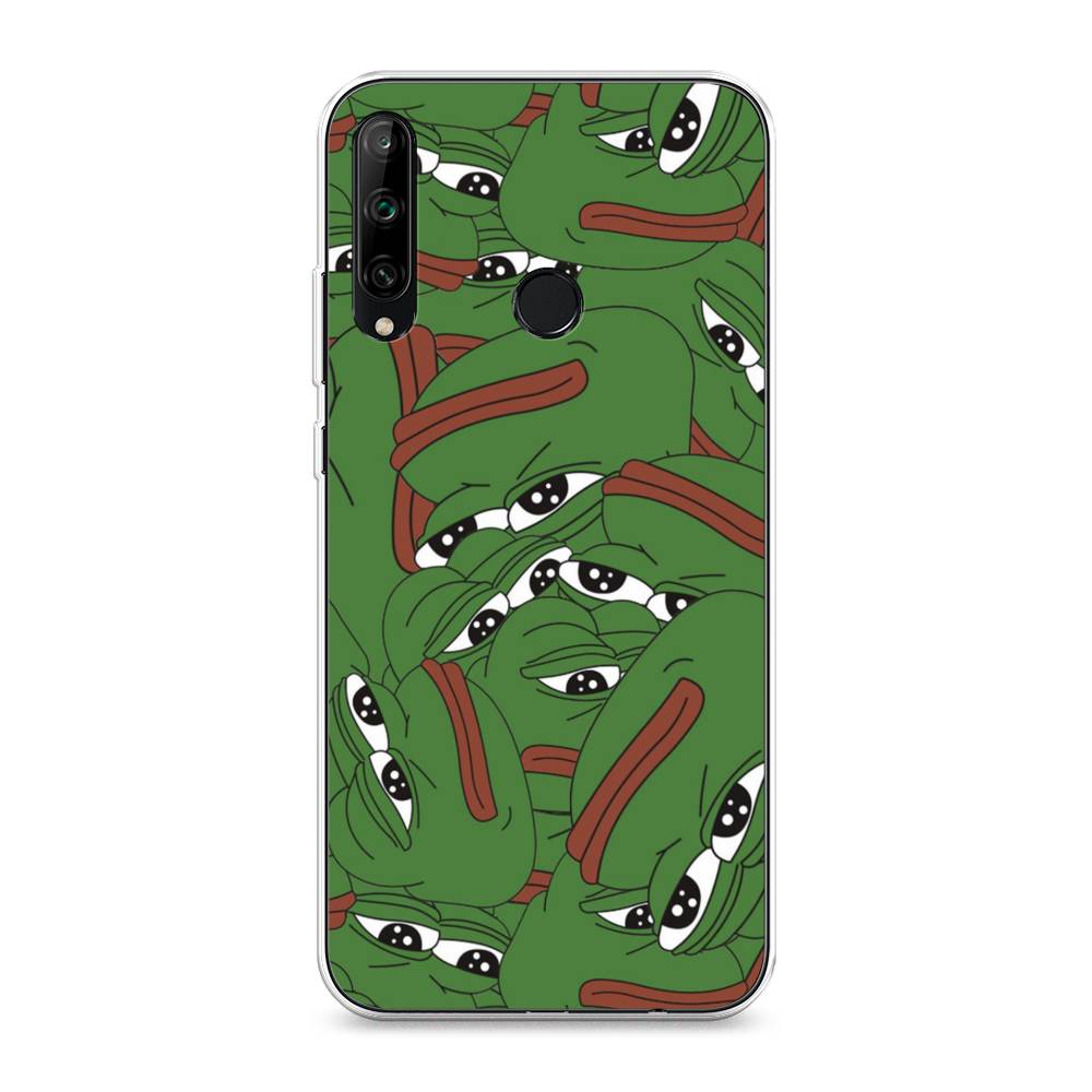 

Чехол Awog на Honor 9C "Печальный frog", Зеленый;белый, 612550-9