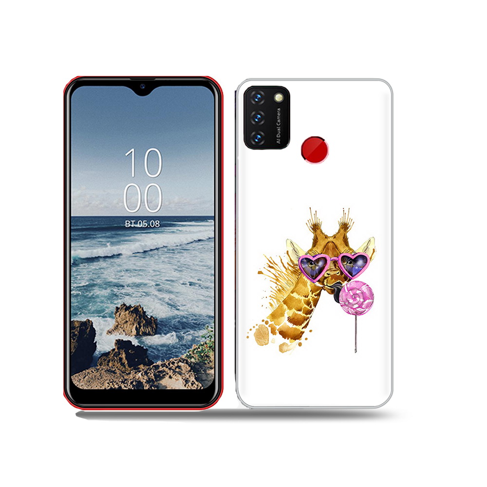

Чехол MyPads Tocco для BQ 6631G Surf акварельный жираф, Прозрачный, Tocco