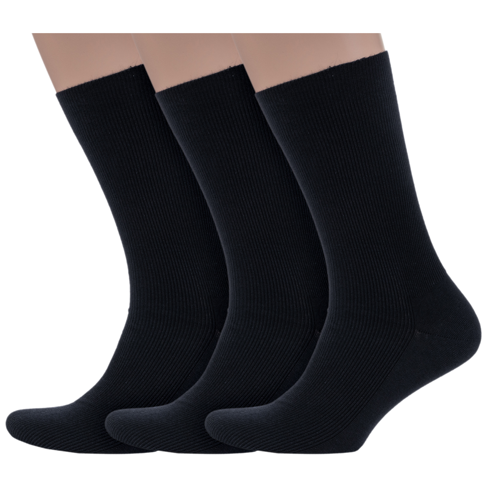 Комплект носков мужских Dr Feet 3-15DF1 черных 29