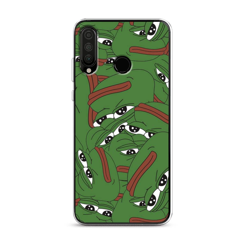 

Чехол Awog на Honor 20S "Печальный frog", Зеленый;белый, 610750-9