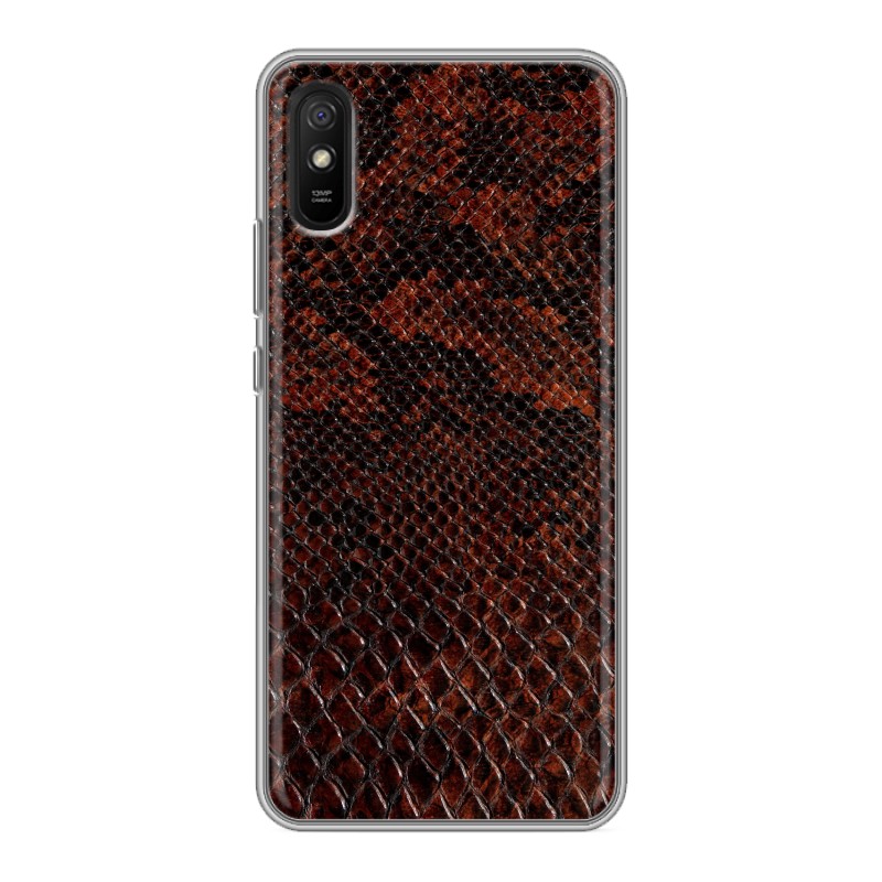 

Дизайнерский силиконовый чехол для Xiaomi RedMi 9A Змеиная кожа