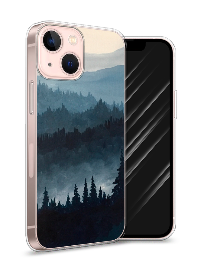 

Чехол Awog на Apple iPhone 13 mini / Айфон 13 mini "Туманные горы", Разноцветный, 14150-4