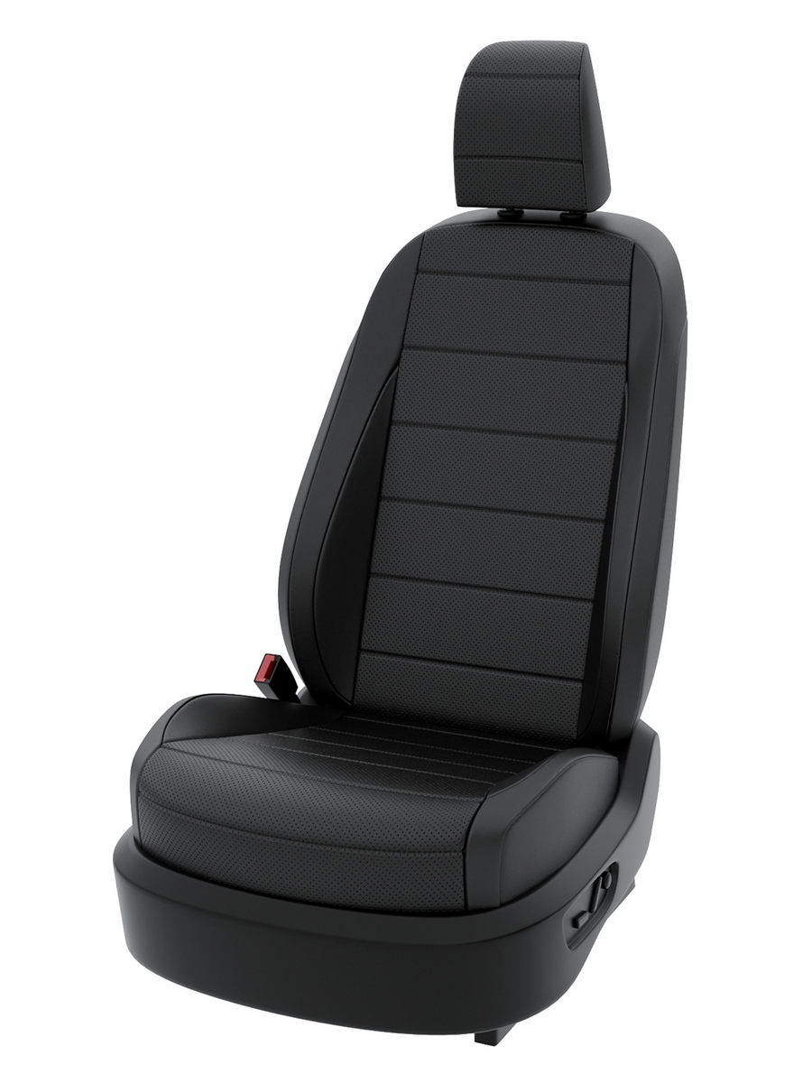 

Чехлы Центр Авточехлов на сидения Пежо 107 1 хэтчбек экокожа CNTRA485F-50, Черный, 564