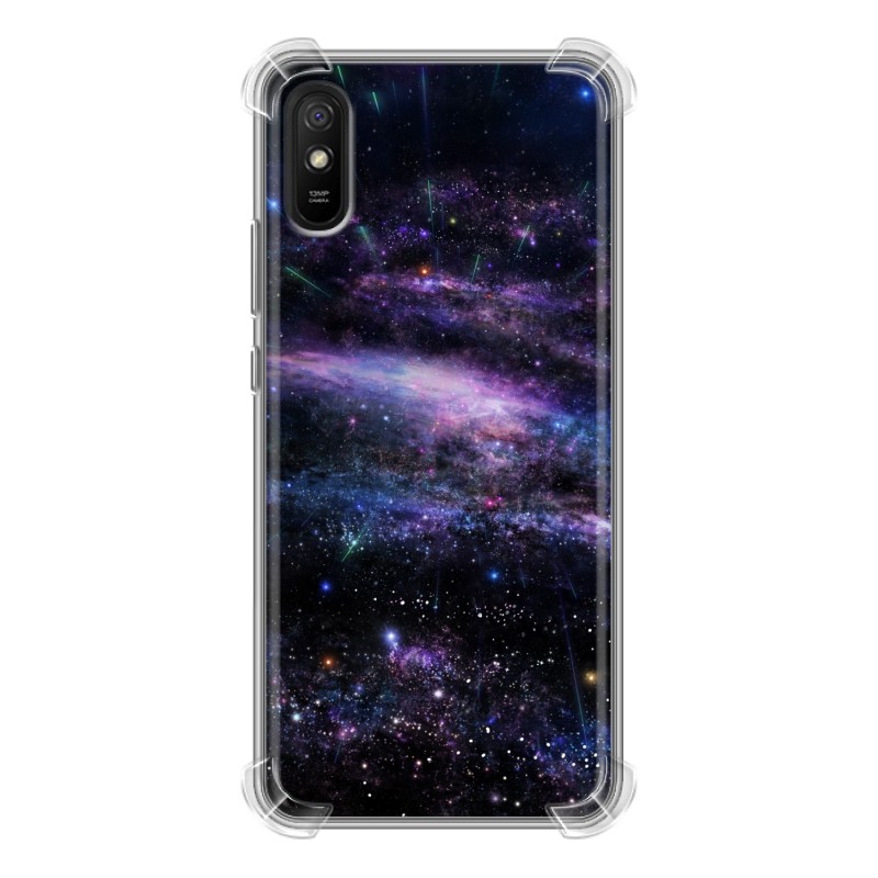 

Дизайнерский силиконовый с усиленными углами чехол для Xiaomi RedMi 9A Звезды