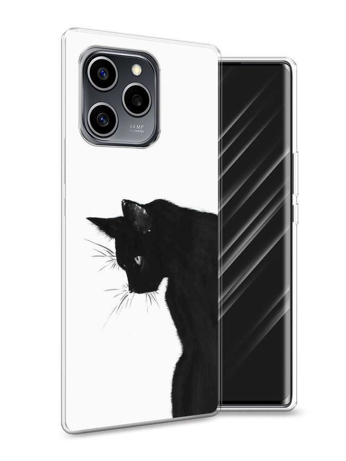 

Чехол Awog на Honor 60 SE "Black cat", Разноцветный, 6108050-1