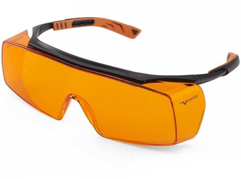 Очки защитные MONOART CUBE ORANGE регулируемые защитные очки truper