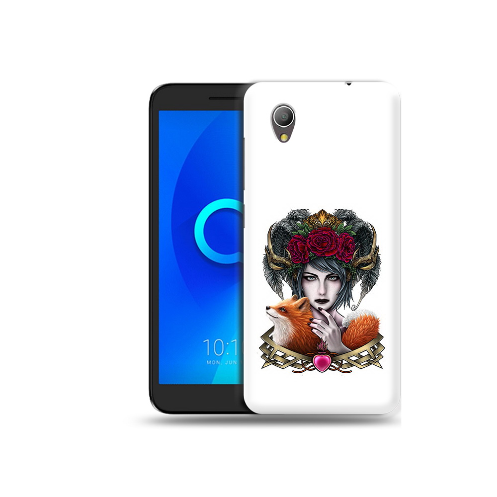 

Чехол MyPads Tocco для Alcatel 1 девушка с лисой (PT227134.658.314), Прозрачный, Tocco