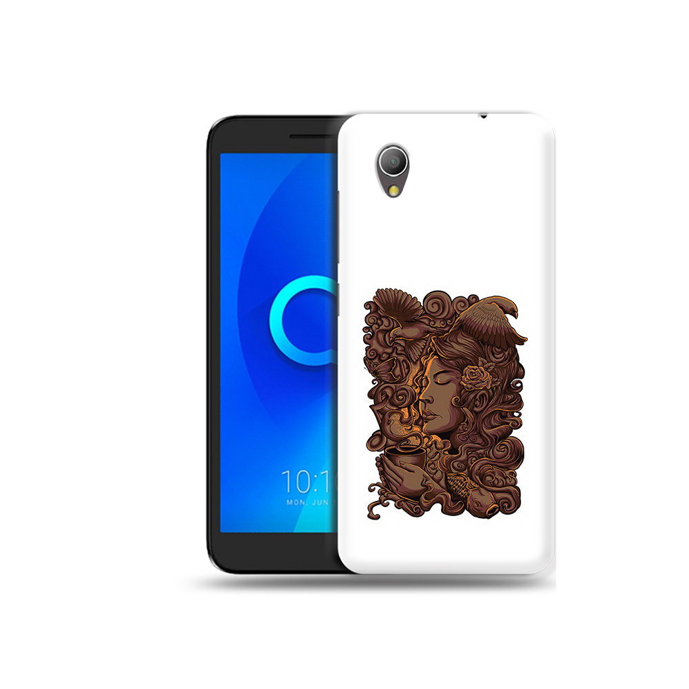 

Чехол MyPads Tocco для Alcatel 1 девушка с длинными волосами абстракция (PT227134.658.312), Прозрачный, Tocco