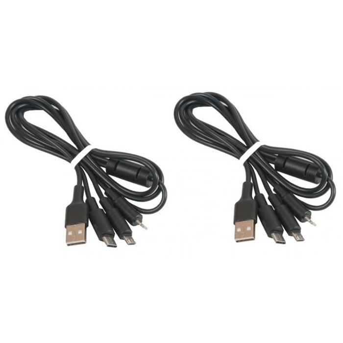 

Кабель USB - Lightning/Type-C/MicroUSB Hoco 1 м черный