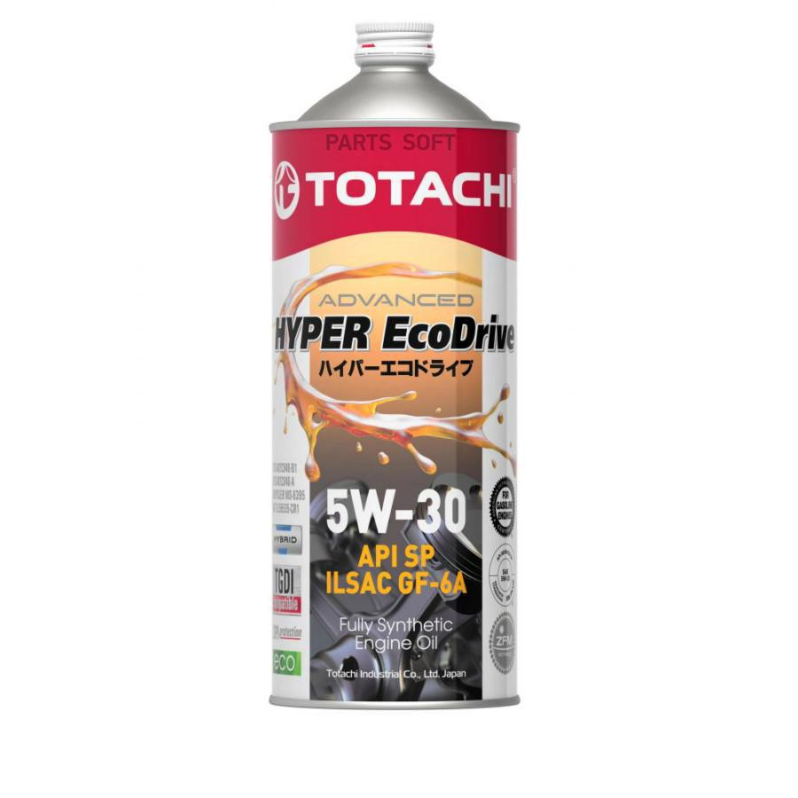 

Моторное масло TOTACHI синтетическое 5W30 Hyper Ecodrive SP/GF-6A 1л