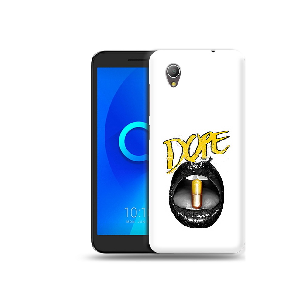 

Чехол MyPads Tocco для Alcatel 1 губы (PT227134.658.303), Прозрачный, Tocco
