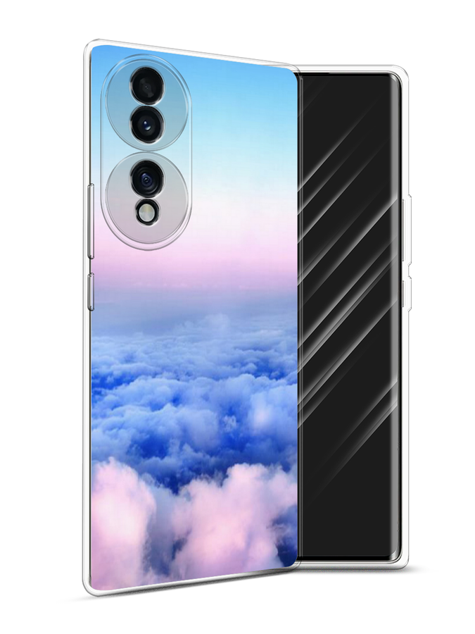

Чехол Awog на Honor 70 "Облака", Разноцветный, 6108250-4