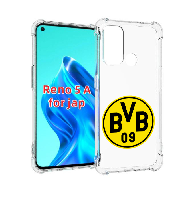 

Чехол MyPads фк-боруссия для Oppo Reno 5A, Прозрачный, Tocco