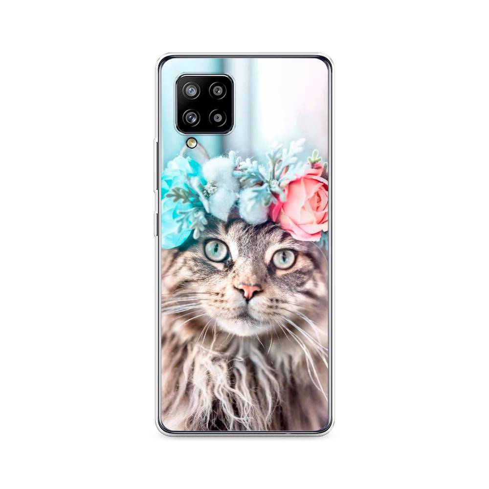 

Чехол Awog на Samsung Galaxy A42 / Самсунг A42 "Кот в венке", Разноцветный, 2101750-2