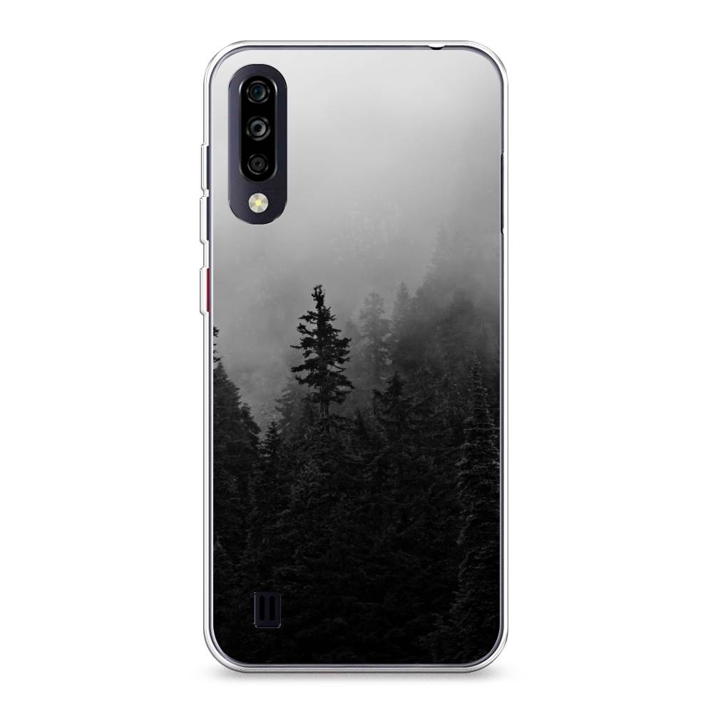 

Чехол для ZTE Blade A7 (2020) "Туманный лес", Серый;черный, 133750-2