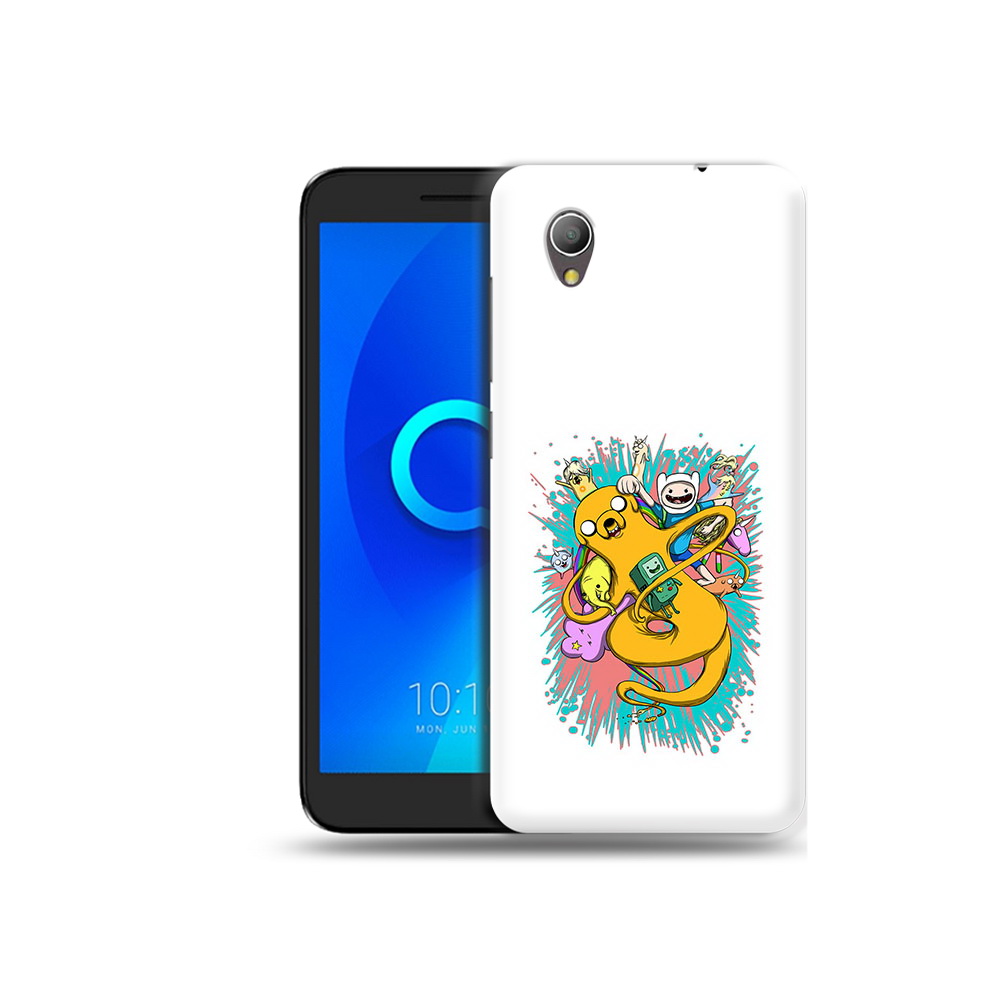 

Чехол MyPads Tocco для Alcatel 1 время приключений рисунок (PT227134.658.276), Прозрачный, Tocco