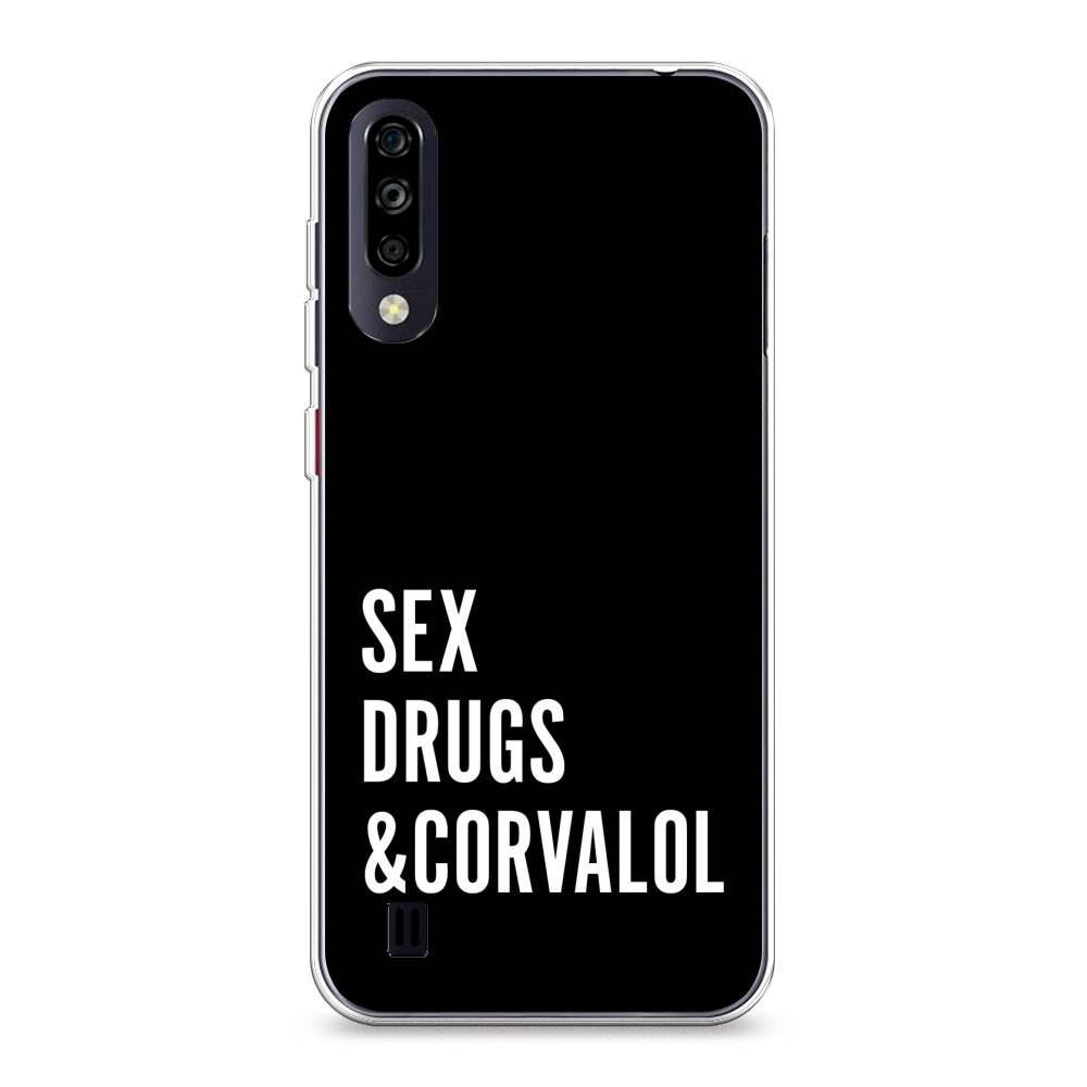 

Чехол на ZTE Blade A7 (2020) "Corvalol", Черный;серый;белый, 133750-6