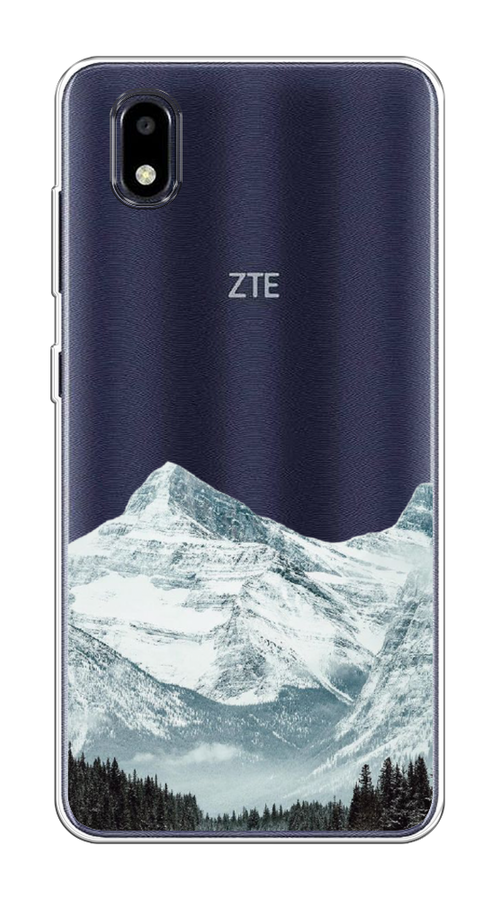 

Чехол на ZTE Blade A3 (2020) "Горы арт 1", Белый;зеленый, 133650-2