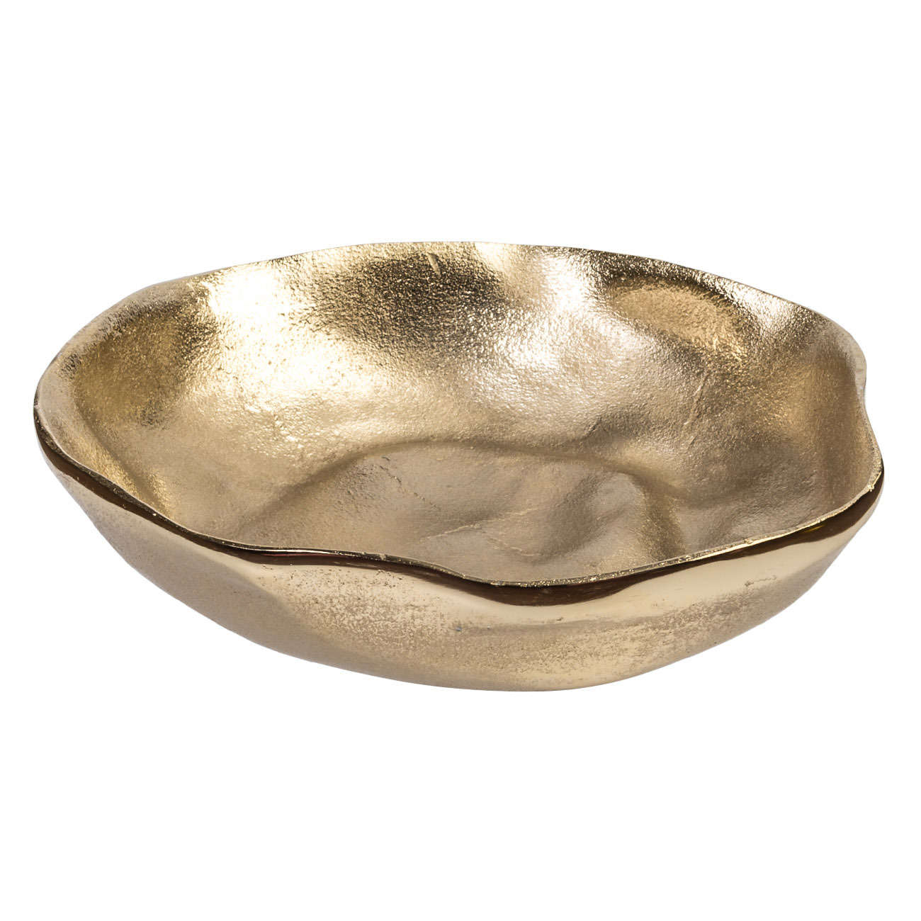 

Блюдо декоративное, 25 см, металл, золотистое, Fantastic gold