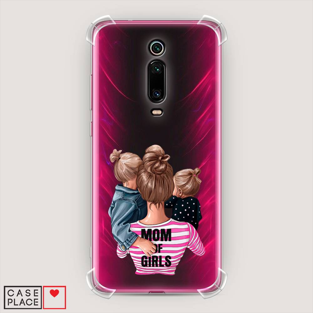 фото Противоударный силиконовый чехол "mom of girls" на xiaomi redmi k20 pro awog