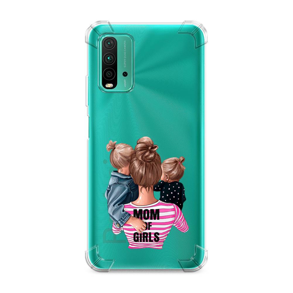 

Чехол Awog на Xiaomi Redmi 9T "Mom of Girls", Разноцветный, 39851-1