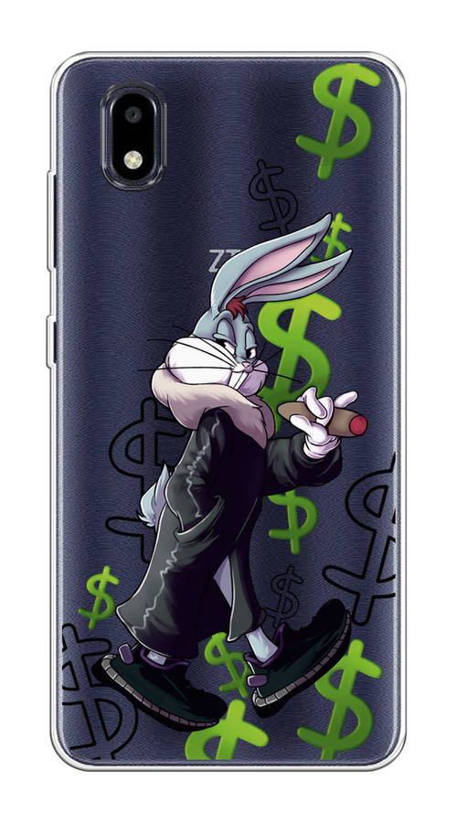 

Чехол на ZTE Blade A3 (2020) "Rich Bugs Bunny", Зеленый;черный;голубой, 133650-6