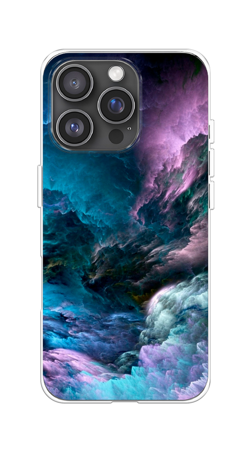 

Чехол на Apple iPhone 16 Pro "Загадочное небо", Синий;фиолетовый, 16250-1