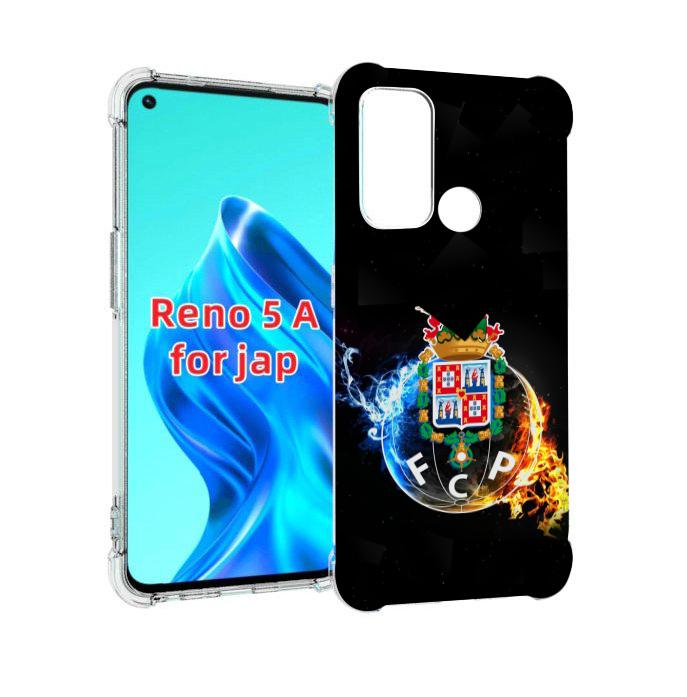 

Чехол MyPads фк порту для Oppo Reno 5A, Прозрачный, Tocco