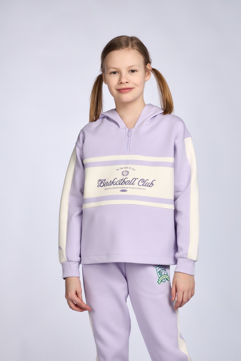 

Свитшот детский Anta W362411100, Фиолетовый, 128, W362411100